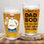 Best Dad Bod Ever Ever Ever - Family Personalized Custom Beer Glass - Father's Day, Gift For Dad, Grandpa