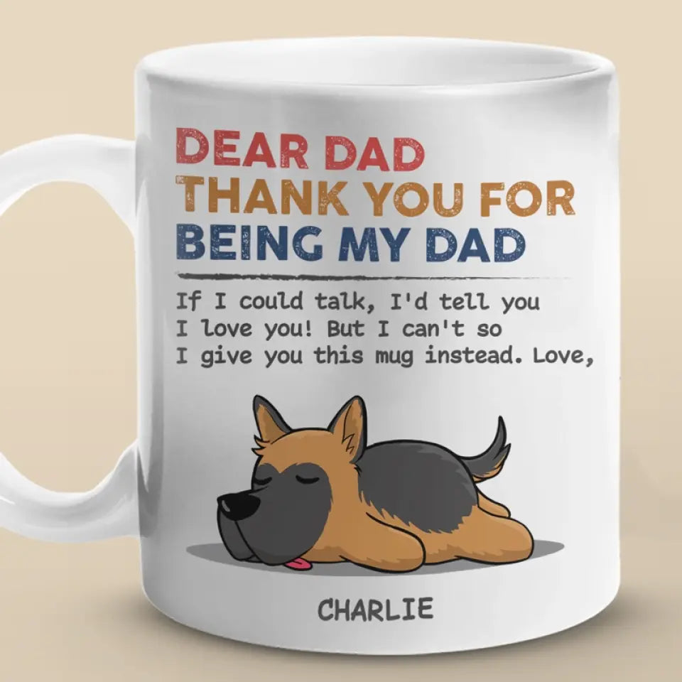 I Love You Day By Day - Dog Personalized Custom Mug - Gift For Pet Owners, Pet Lovers