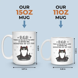 You Hold A Unique Place In My Heart - Cat Personalized Custom Mug - Father's Day, Gift For Pet Owners, Pet Lovers