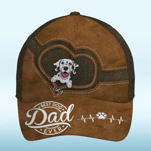 Life Is Better With A Wagging Tail By My Side - Dog & Cat Personalized Custom Hat, All Over Print Classic Cap - Father's Day, Gift For Pet Owners, Pet Lovers