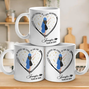 Your Education Has Prepared You For What Lies Ahead - Family Personalized Custom Mug - Graduation Gift For Family Members, Siblings, Brothers, Sisters