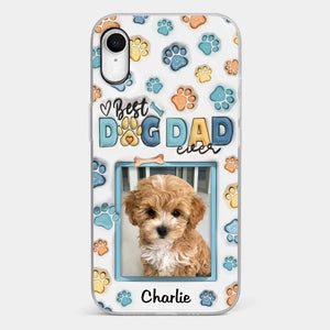 Best Dog Mom Ever - Dog & Cat Personalized Custom 3D Inflated Effect Printed Clear Phone Case - Mother's Day, Gift For Pet Owners, Pet Lovers