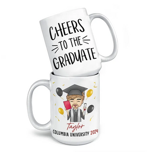 Trust Me, I Have A Master's Degree - Family Personalized Custom Mug - Graduation Gift For Family Members, Siblings, Brothers, Sisters