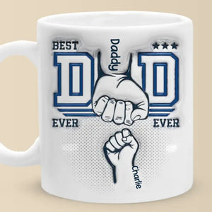 Our Bond Is Everlasting - Family Personalized Custom 3D Inflated Effect Printed Mug - Father's Day, Gift For Dad, Grandpa