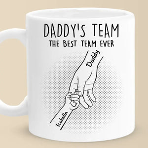 Happy Father's Day To The Best Dad Ever - Family Personalized Custom Mug - Father's Day, Gift For Dad, Grandpa