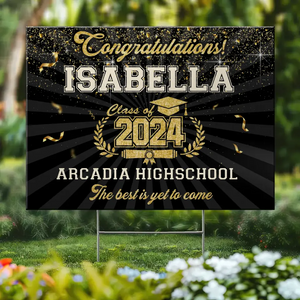 Your Hard Work Has Paid Off - Family Personalized Custom Yard Sign - Graduation Gift For Family Members, Siblings, Brothers, Sisters