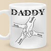 Thank You Dad For All The Patience You Have Shown Me - Family Personalized Custom Mug - Father's Day, Gift For Dad, Grandpa