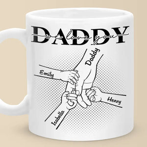 Thank You Dad For All The Patience You Have Shown Me - Family Personalized Custom Mug - Father's Day, Gift For Dad, Grandpa