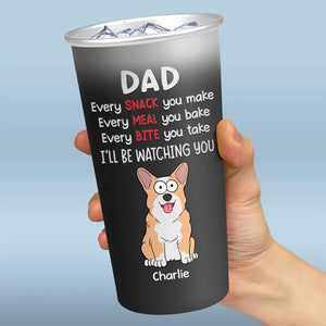 You Know That I Love Snacks - Dog Personalized Custom Aluminum Changing Color Cup - Gift For Pet Owners, Pet Lovers