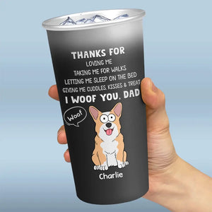 I Want Your Kisses Everyday - Dog Personalized Custom Aluminum Changing Color Cup - Gift For Pet Owners, Pet Lovers