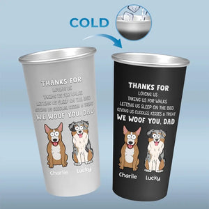 I Want Your Kisses Everyday - Dog Personalized Custom Aluminum Changing Color Cup - Gift For Pet Owners, Pet Lovers