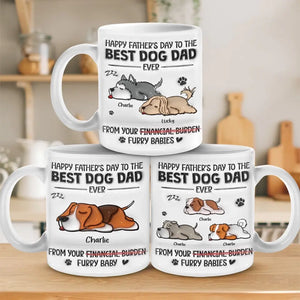 Time Spent With Dogs Is Never Enough - Dog Personalized Custom 3D Inflated Effect Printed Mug - Father's Day, Gift For Pet Owners, Pet Lovers