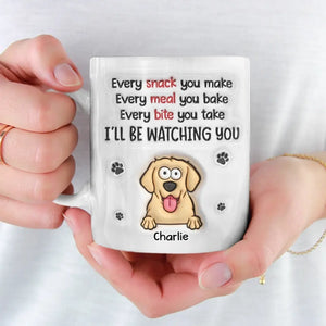 A Dog Will Teach You Unconditional Love - Dog Personalized Custom 3D Inflated Effect Printed Mug - Gift For Pet Owners, Pet Lovers