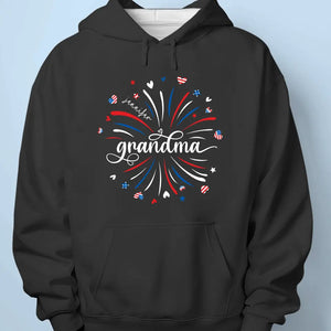 Grandma's Little Sweethearts - Family Personalized Custom Unisex T-shirt, Hoodie, Sweatshirt - Mother's Day, 4th of July, Gift For Mom, Grandma