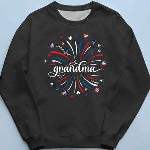 Grandma's Little Sweethearts - Family Personalized Custom Unisex T-shirt, Hoodie, Sweatshirt - Mother's Day, 4th of July, Gift For Mom, Grandma