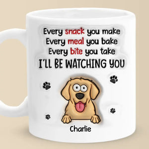 A Dog Will Teach You Unconditional Love - Dog Personalized Custom 3D Inflated Effect Printed Mug - Gift For Pet Owners, Pet Lovers