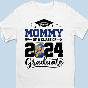 Custom Photo So Proud Of Being A Graduate - Family Personalized Custom Unisex T-shirt, Hoodie, Sweatshirt - Graduation Gift For Family Members, Siblings, Brothers, Sisters