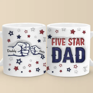 Being A Father Has Been The Pride Of My Life - Family Personalized Custom 3D Inflated Effect Printed Mug - Father's Day, Gift For Dad, Grandpa