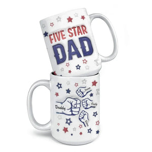 Being A Father Has Been The Pride Of My Life - Family Personalized Custom 3D Inflated Effect Printed Mug - Father's Day, Gift For Dad, Grandpa