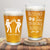 We Are Drinking Buddies For Life - Couple Personalized Custom Beer Glass - Gift For Husband Wife, Anniversary