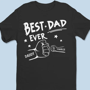 This Awesome Daddy Belongs To - Family Personalized Custom Unisex T-shirt, Hoodie, Sweatshirt - Father's Day, Gift For Dad