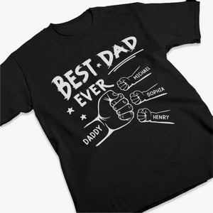 This Awesome Daddy Belongs To - Family Personalized Custom Unisex T-shirt, Hoodie, Sweatshirt - Father's Day, Gift For Dad