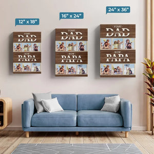 Custom Photo I Know You Love Me Unconditionally - Family Personalized Custom Vertical Canvas - Father's Day, Gift For Dad