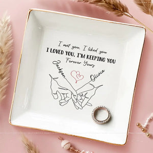 Love Is An Endless Mystery - Couple Personalized Custom Jewelry Dish - Gift For Husband Wife, Anniversary