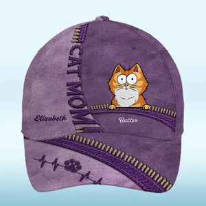 Excited To Be Taken Everywhere With You - Cat Personalized Custom Hat, All Over Print Classic Cap - Gift For Pet Owners, Pet Lovers