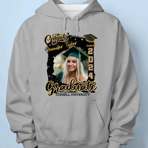 Custom Photo Be Bold, Be Courageous, Be Your Best  - Family Personalized Custom Unisex T-shirt, Hoodie, Sweatshirt - Graduation Gift For Family Members, Siblings, Brothers, Sisters