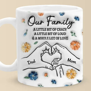 Always, Forever And No Matter What - Family Personalized Custom 3D Inflated Effect Printed Mug - Gift For Family Members