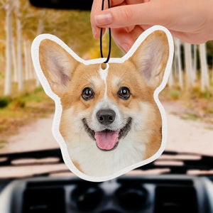 Custom Photo Drive Safe, I Love You - Family Personalized Custom Car Air Freshener - Gift For Family Members