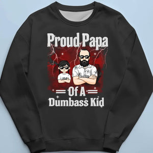 Proud Dad Of A Few Kids - Family Personalized Custom Unisex T-shirt, Hoodie, Sweatshirt - Father's Day, Gift For Dad, Grandpa