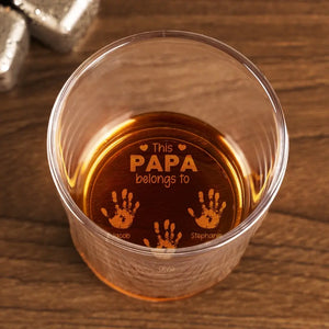 Everyone Needs A House To Live In - Family Personalized Custom Whiskey Glass - Father's Day, Gift For Dad, Grandpa