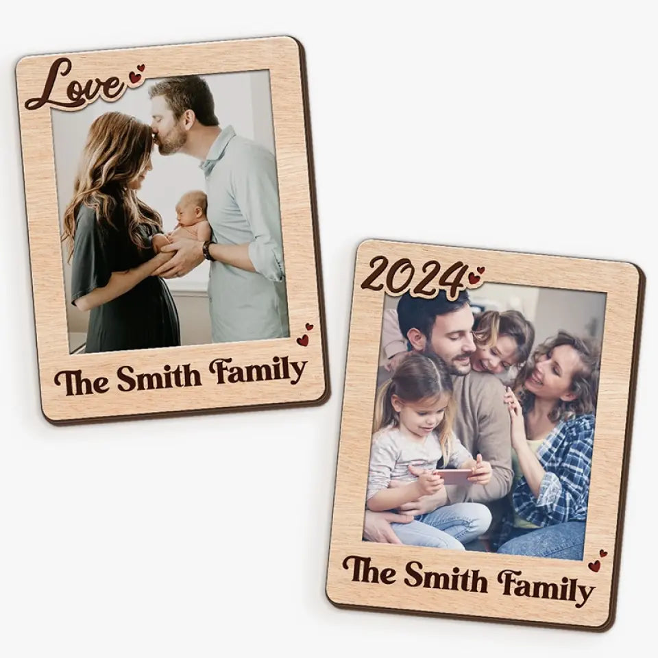 Custom Photo My Beloved Ones - Family Personalized Custom Magnet Photo - Gift For Family Members