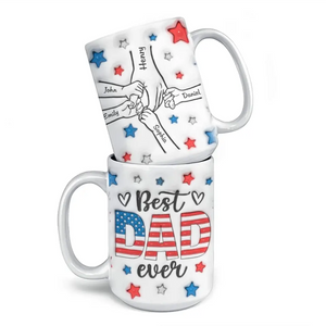 You Have To Deserve Your Father’s Love - Family Personalized Custom 3D Inflated Effect Printed Mug - Father's Day, Gift For Dad