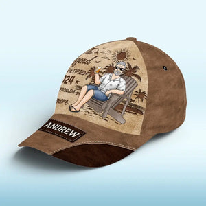 The Legend Has Retired - Personalized Custom Hat, All Over Print Classic Cap - Appreciation, Retirement Gift For Coworkers, Work Friends, Colleagues