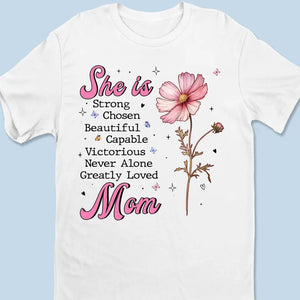 You Are Beautiful Like A Flower - Family Personalized Custom Unisex T-shirt, Hoodie, Sweatshirt - Gift For Mom, Grandma