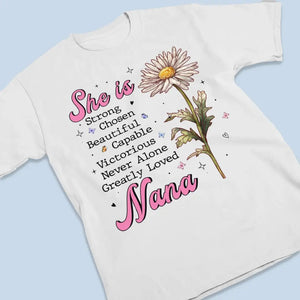 You Are Beautiful Like A Flower - Family Personalized Custom Unisex T-shirt, Hoodie, Sweatshirt - Gift For Mom, Grandma