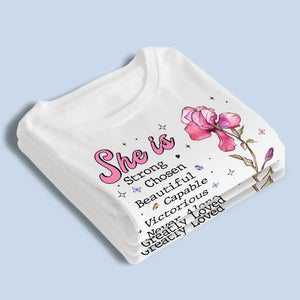 You Are Beautiful Like A Flower - Family Personalized Custom Unisex T-shirt, Hoodie, Sweatshirt - Gift For Mom, Grandma