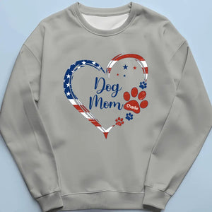 A True Friend Leaves Paw Prints On Your Heart - Dog & Cat Personalized Custom Unisex T-shirt, Hoodie, Sweatshirt - 4th Of July, Gift For Pet Owners, Pet Lovers