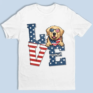 Let Me Celebrate The Independence With You - Dog & Cat Personalized Custom Unisex T-shirt, Hoodie, Sweatshirt - 4th Of July, Gift For Pet Owners, Pet Lovers