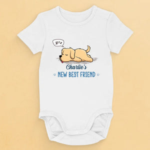 We'll Be Best Friends Forever - Dog Personalized Custom Baby Onesie - Baby Shower Gift, Gift For Pet Owners, Pet Lovers