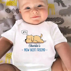 We'll Be Best Friends Forever - Dog Personalized Custom Baby Onesie - Baby Shower Gift, Gift For Pet Owners, Pet Lovers