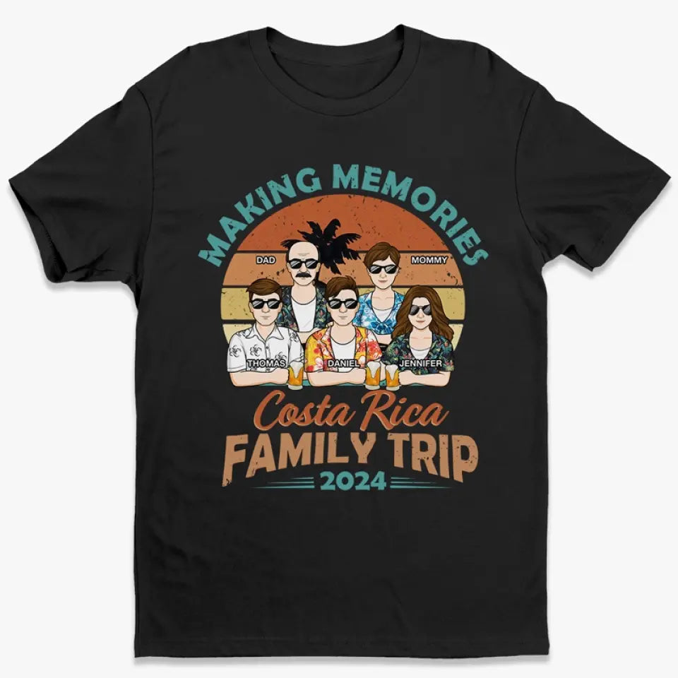 Life Is A Journey Best Traveled Together - Family Personalized Custom Unisex T-shirt, Hoodie, Sweatshirt - Summer Vacation Gift For Family Members