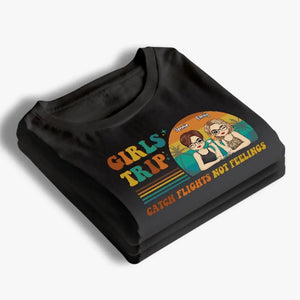 Girls Trip Is Cheaper Than Therapy - Bestie Personalized Custom Unisex T-shirt, Hoodie, Sweatshirt - Summer Vacation Gift For Best Friends, BFF, Sisters