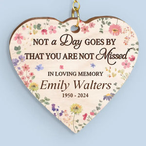 You Are Always In Our Hearts - Memorial Personalized Custom Rotating Wooden Picture Frame - Sympathy Gift For Family Members