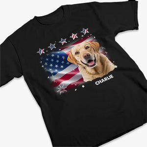 Custom Photo A Pet's Love Is Unconditional And Forever - Dog & Cat Personalized Custom Unisex T-shirt, Hoodie, Sweatshirt - 4th of July, Gift For Pet Owners, Pet Lovers