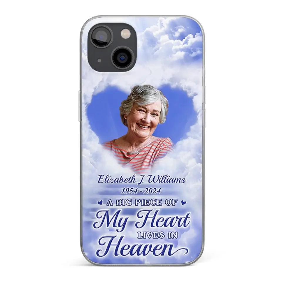 Custom Photo I'm Always With You - Memorial Personalized Custom Clear Phone Case - Sympathy Gift For Family Members