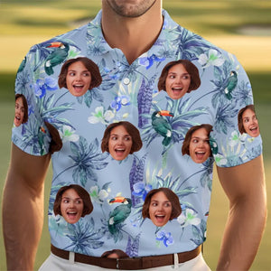 Custom Photo In The Mood For Summer - Family Personalized Custom All Over Print Polo Shirt - Summer Vacation Gift, Gift For Family Members